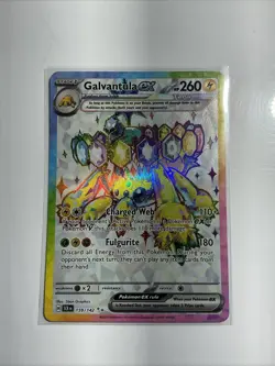 Galvantula ex 159/142 Sv07: Stellar Crown Holo Pokemon TCG Ultra Rare Card - Image 1