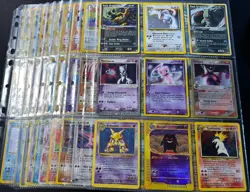 Lot of 90 ALL HOLO Vintage Pokemon Card 1st Edition Binder Collection DAMAGED - Image 1