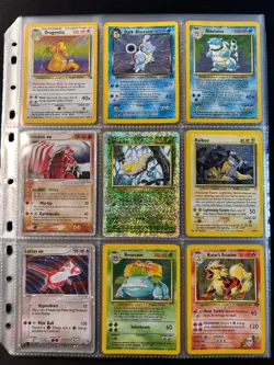 Lot of 90 ALL HOLO Vintage Pokemon Card 1st Edition Binder Collection DAMAGED - Image 4