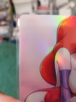 JESSICA RABBIT SEXY WAIFU FOIL CUSTOM ANIME CARD - Image 3