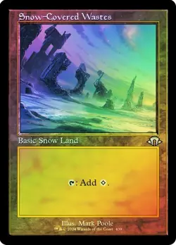 Snow-Covered Wastes #439 Foil Retro Frame Modern Horizons 3 NM MTG - Image 1