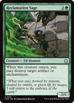 Foil - Reclamation Sage - 231 / NM / English MTG - Image 1