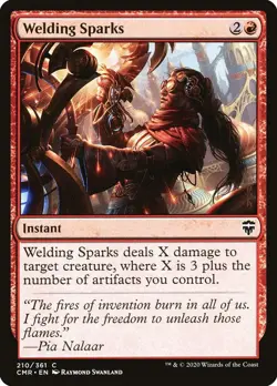Foil - Welding Sparks - 210 / NM / English MTG - Image 1