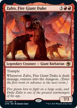 Foil - Zalto, Fire Giant Duke - 171 / NM / English MTG - Image 1