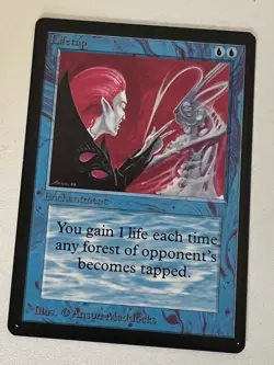 Magic the Gathering MTG Beta Lifetap NM (Beta Bob) - Image 1