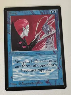 Magic the Gathering MTG Beta Lifetap NM (Beta Bob) - Image 1