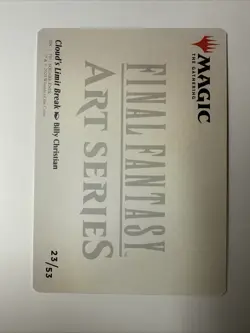 Cloud's Limit Break (Art Series 23/53) MTG Final Fantasy 2025 - Image 2