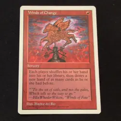 Magic The Gathering 5th Edition Winds of Change MTG TCG CCG Fifth - Image 1
