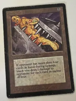 Magic the Gathering MTG Beta Black Vise HP+ (Beta Bob) - Image 1