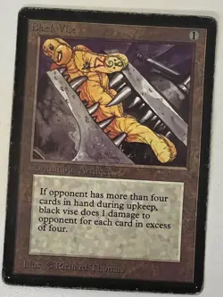 Magic the Gathering MTG Beta Black Vise HP+ (Beta Bob) - Image 1