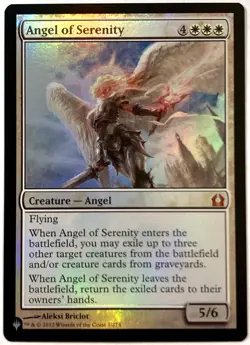 2012 MTG The List - ANGEL OF SERENITY (Foil) - #1 - LP - Image 1