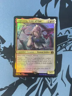 Lightning, Army of One - UB: Final Fantasy 233 Foil MTG - Image 1