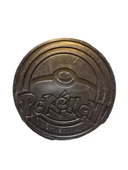 Pokemon TCG Battle Academy Pikachu/Eevee Collector's 2” Coin - Image 2