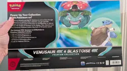 Pokemon TGC Venusaur ex and Blastoise ex Premium Collection GameStop IN HAND - Image 3