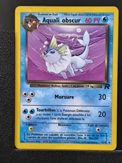 Carte Pokemon Aquali Obscur 45/82 Edition 2 Team Rocket Wizards 2 - Image 2