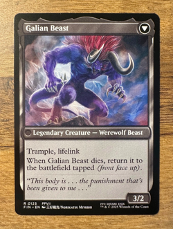 Magic MTG Final Fantasy Vincent Valentine #125 FIN *NON-FOIL* Rare - Image 2