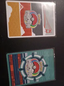 2 World Championship Pokemon Cards Also Signed And Near Mint Condition - Image 1