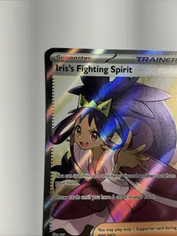 Iris's Fighting Spirit 180/159 Sv09: Journey Together Holo Pokemon Trainer Ultra - Image 2