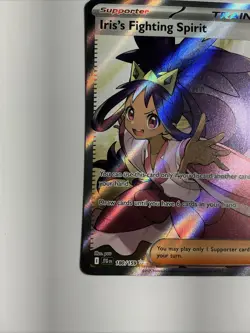 Iris's Fighting Spirit 180/159 Sv09: Journey Together Holo Pokemon Trainer Ultra - Image 3