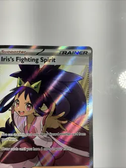 Iris's Fighting Spirit 180/159 Sv09: Journey Together Holo Pokemon Trainer Ultra - Image 5