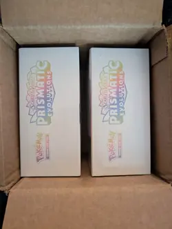 Prismatic Evolutions Pokemon Center ETB Elite Trainer Box (SEALED) Lot of 2 - Image 2