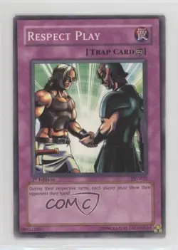 Respect Play 1st Ed. YuGiOh Pharaoh's Servant #PSV-032 2002 - Image 1