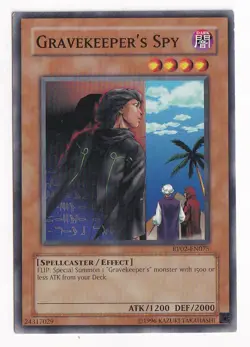 LP Gravekeeper's Spy - RP02-EN075 Unlimited - Yugioh Retro Pack 2 - Image 1