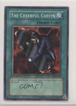 The Cheerful Coffin 1st Ed. YuGiOh Metal Raiders #MRD-059 2002 - Image 1