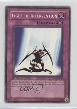 Light of Intervention 1st Ed. YuGiOh Pharaoh's Servant #PSV-031 2002 - Image 1