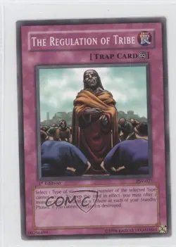 The Regulation of Tribe 1st Ed. YuGiOh Pharaoh's Servant #PSV-027 2002 - Image 1