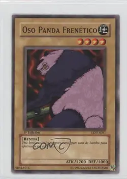 Frenzied Panda Spanish 1st Ed. YuGiOh Legend of Blue Eyes White Dragon #LDD-S081 - Image 1