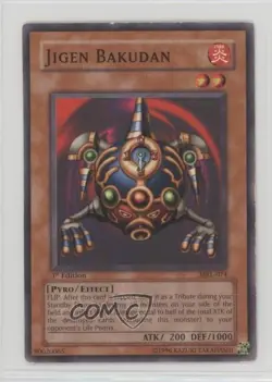Jigen Bakudan 1st Ed. YuGiOh Magic Ruler Booster #MRL-074 2002 - Image 1