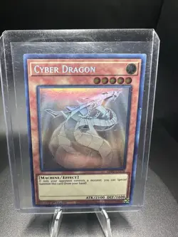 Cyber Dragon GFP2-EN178 Ghost Rare 1st Edition Yugioh Ghosts from the Past 2 - Image 1