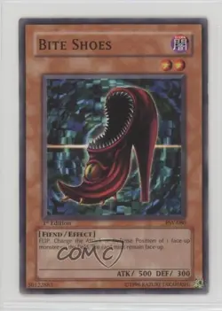Bite Shoes 1st Ed. YuGiOh Pharaoh's Servant #PSV-080 2002 - Image 1