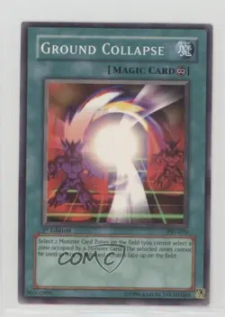 Ground Collapse 1st Ed. YuGiOh Pharaoh's Servant #PSV-070 2002 - Image 1