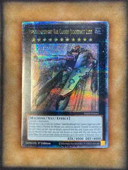 Yugioh Superdreadnought Rail Cannon Juggernaut Liebe RA03-EN041 QCR 1st Ed NM - Image 1