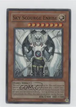 SR - Sky Scourge Enrise 1st Ed. YuGiOh Force of the Breaker #FOTB-EN021 READ - Image 1