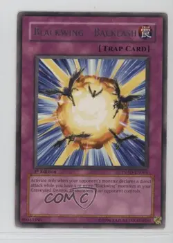 Blackwing - Backlash 1st Ed. YuGiOh The Shining Darkness #TSHD-EN064 2010 - Image 1