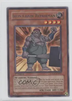 Iron Chain Repairman (Rare) 1st Ed. YuGiOh Crossroads of Chaos #CSOC-EN017 2008 - Image 1
