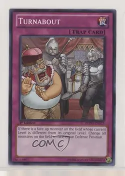 Turnabout 1st Ed. YuGiOh Return of the Duelist #REDU-EN075 - Image 1