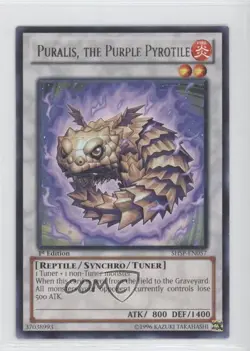 Puralis the Purple Pyrotile 1st Ed. YuGiOh Shadow Specters #SHSP-EN057 - Image 1