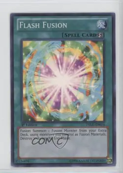 Flash Fusion 1st Ed. YuGiOh Dragons of Legend #DRLG-EN016 - Image 1