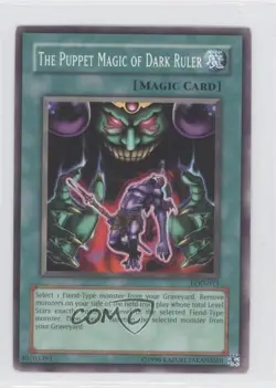 The Puppet Magic of Dark Ruler Unlimited YuGiOh Legacy ness #LOD-013 2003 - Image 1