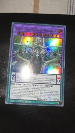 YUGIOH ODD-EYES ARCRAY DRAGON ULTRA RARE 1ST NM AGOV-EN030 - Image 1