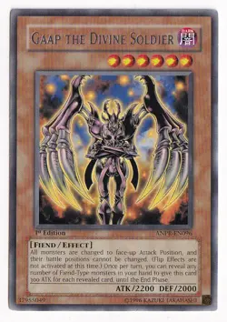 Yugioh! LP Gaap the Divine Soldier - ANPR-EN096 - Rare - 1st Edition LP - Image 1