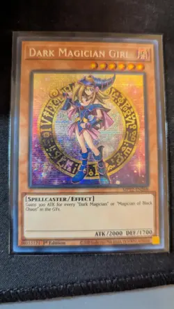 Yugioh Dark Magician Girl - MP22-EN268 - Prismatic Secret Rare - 1st Ed NM - Image 1