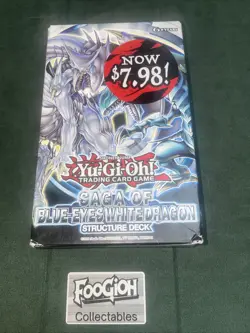 YuGiOh Saga of Blue-Eyes White Dragon Structure Deck Unlimited Edition Sealed - Image 2
