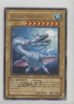 Rare - Spiral Serpent 1st Ed. YuGiOh Strike of the Neos #STON-EN003 2007 - Image 1