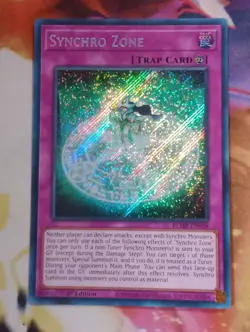 Yugioh - Synchro Zone BLMR-EN048 1st Edition Secret Rare LP - Image 1