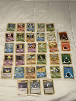 Pokemon Base Set Unlimited Card Lot - Image 1